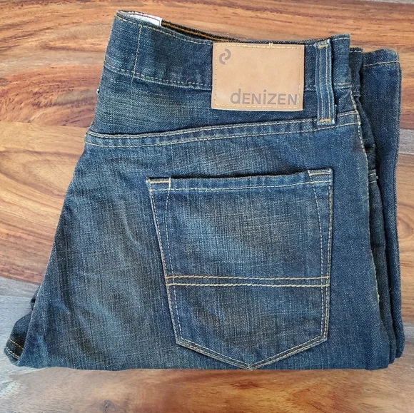 Awesome Denizen Men's Jeans, W34 L32, Dark Blue - Picture 1 of 8